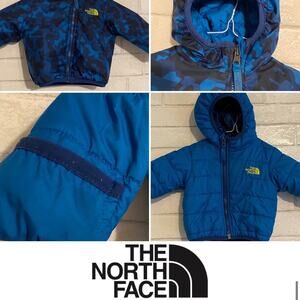 The North Face Toddler Boy's Perrito Reversible Jacket Blue 3-6 mos